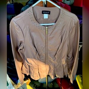Venus Ladies Vegan Leather Jacket